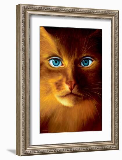 Cat Woman-Jim Warren-Framed Premium Giclee Print