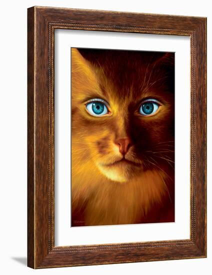 Cat Woman-Jim Warren-Framed Premium Giclee Print