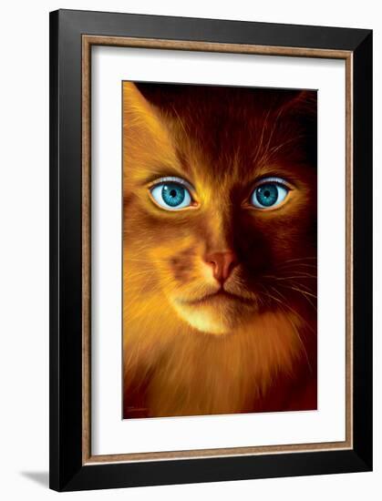 Cat Woman-Jim Warren-Framed Premium Giclee Print