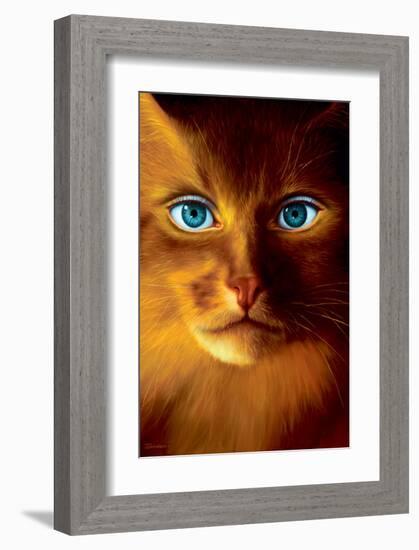 Cat Woman-Jim Warren-Framed Premium Giclee Print