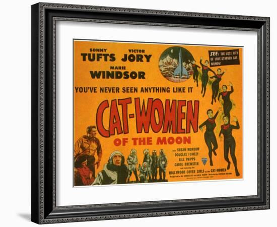 Cat Women of the Moon, 1954-null-Framed Art Print