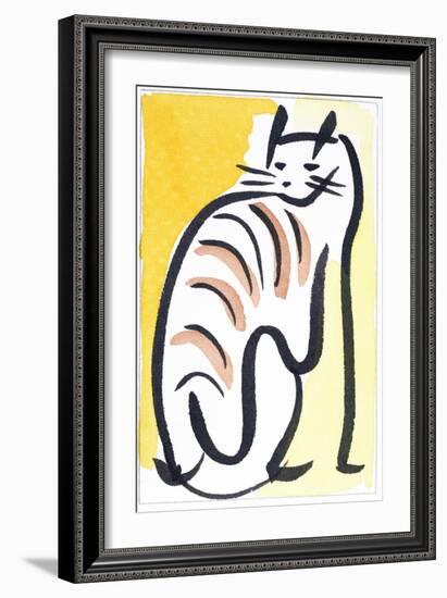 Cat XIV-Diana Ong-Framed Giclee Print