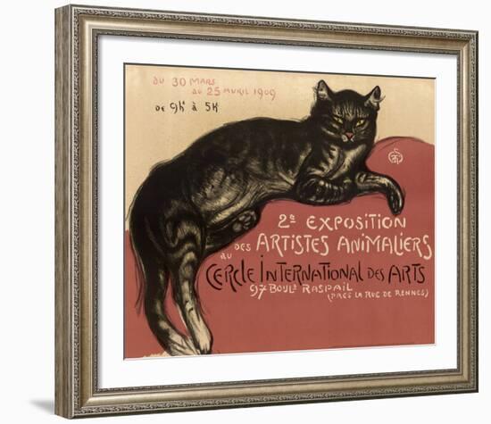 Cat-Théophile Alexandre Steinlen-Framed Art Print