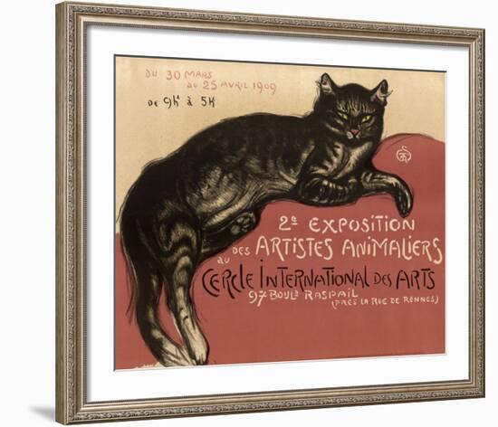 Cat-Théophile Alexandre Steinlen-Framed Art Print