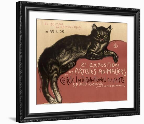 Cat-Théophile Alexandre Steinlen-Framed Art Print