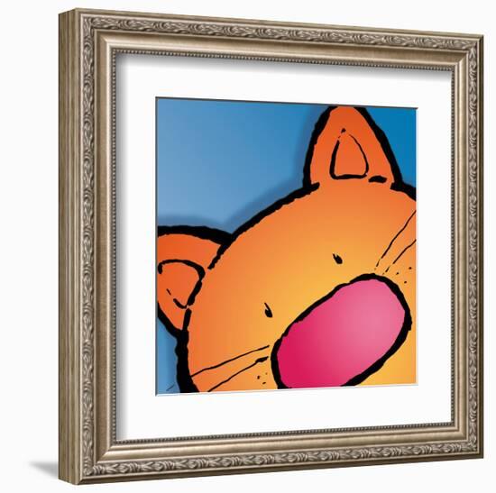 Cat-Jean Paul-Framed Art Print