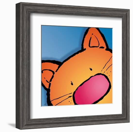 Cat-Jean Paul-Framed Art Print