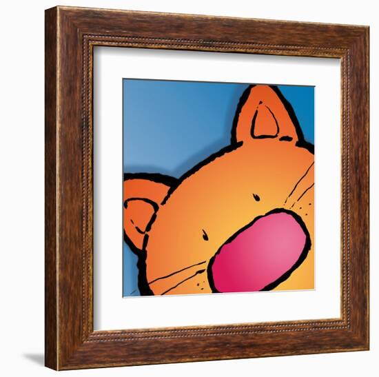 Cat-Jean Paul-Framed Art Print