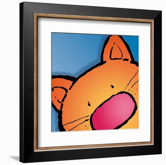 Cat-Jean Paul-Framed Art Print