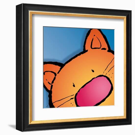 Cat-Jean Paul-Framed Art Print