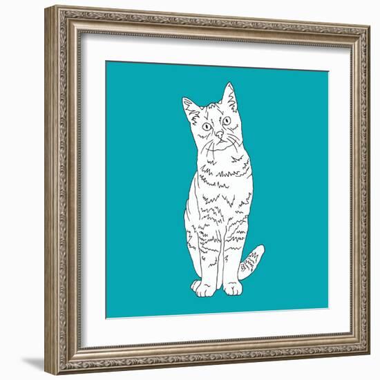 Cat-Anna Nyberg-Framed Art Print