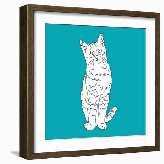 Cat-Anna Nyberg-Framed Art Print