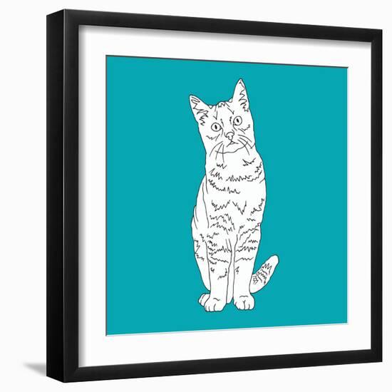 Cat-Anna Nyberg-Framed Art Print