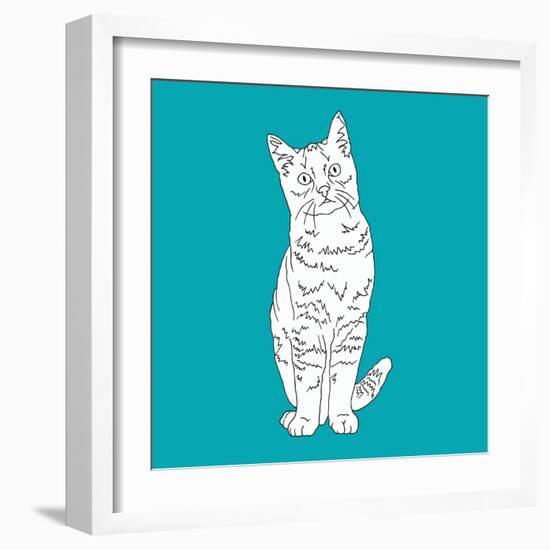 Cat-Anna Nyberg-Framed Art Print