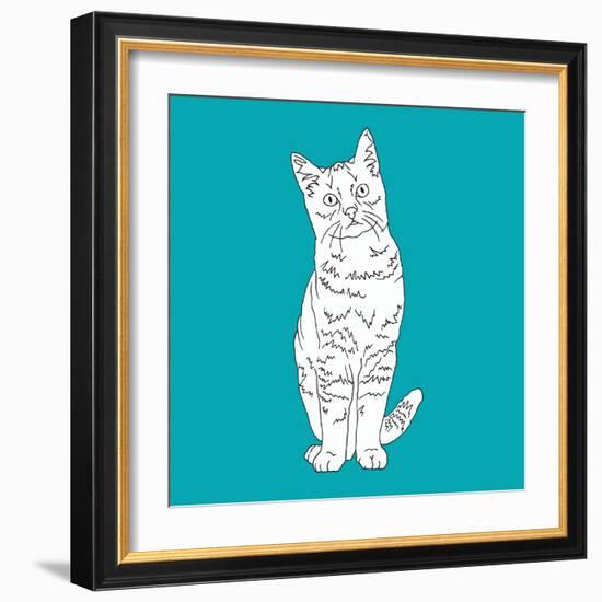 Cat-Anna Nyberg-Framed Art Print