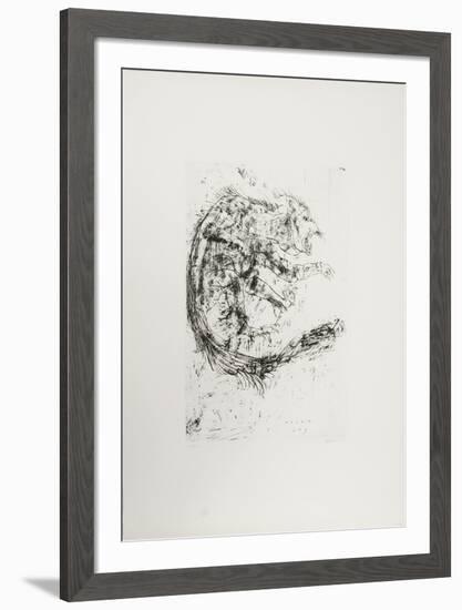 Cat-Leonard Baskin-Framed Limited Edition