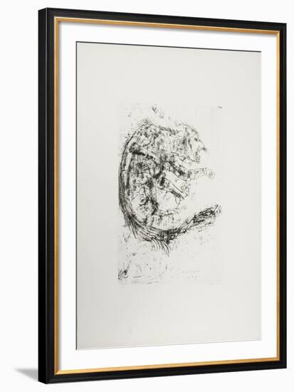 Cat-Leonard Baskin-Framed Limited Edition