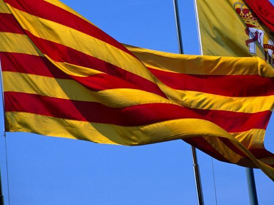 Catalan Flag Barcelona Spain Photographic Print Neil