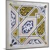 Catalan Modernism. Original Desing of Tile for the Decoration of the Guell Palace. Artist Antoni…-null-Mounted Giclee Print