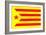 Catalan Nationalist Flag-tony4urban-Framed Art Print