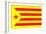 Catalan Nationalist Flag-tony4urban-Framed Art Print