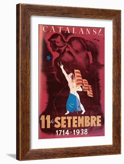 Catalans - September 11, 1714 - 1938-null-Framed Art Print