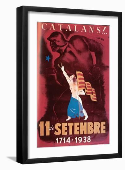 Catalans - September 11, 1714 - 1938-null-Framed Art Print