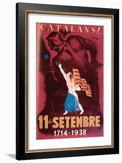 Catalans - September 11, 1714 - 1938-null-Framed Art Print