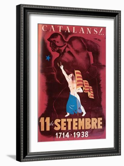 Catalans - September 11, 1714 - 1938-null-Framed Art Print