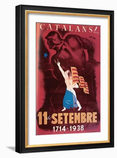 Catalans - September 11, 1714 - 1938-null-Framed Art Print