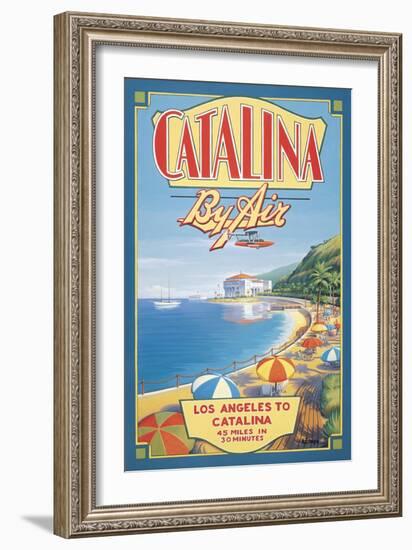 Catalina by Air-Kerne Erickson-Framed Art Print