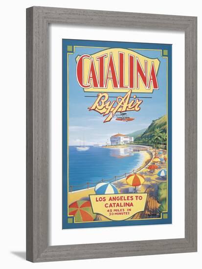 Catalina by Air-Kerne Erickson-Framed Art Print
