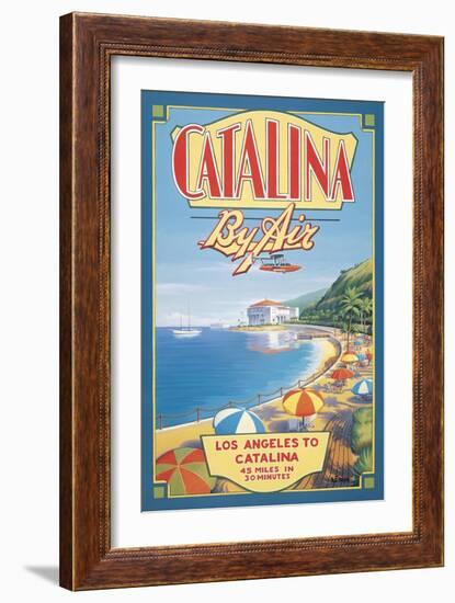 Catalina by Air-Kerne Erickson-Framed Art Print