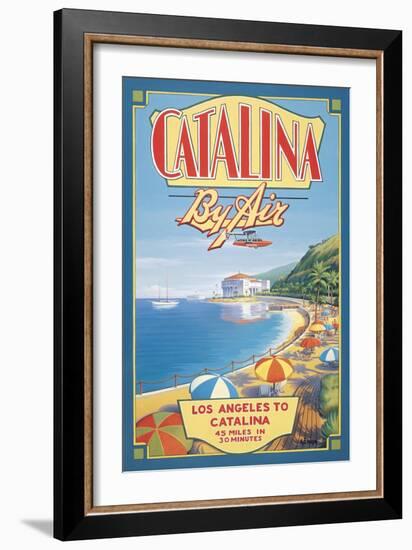 Catalina by Air-Kerne Erickson-Framed Art Print