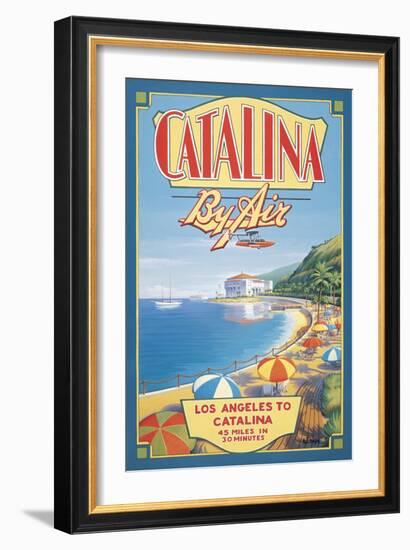 Catalina by Air-Kerne Erickson-Framed Art Print