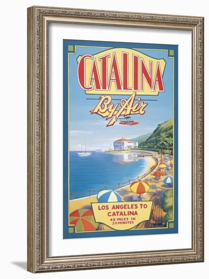 Catalina by Air-Kerne Erickson-Framed Art Print