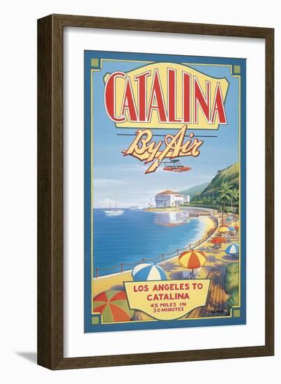 Catalina by Air-Kerne Erickson-Framed Art Print