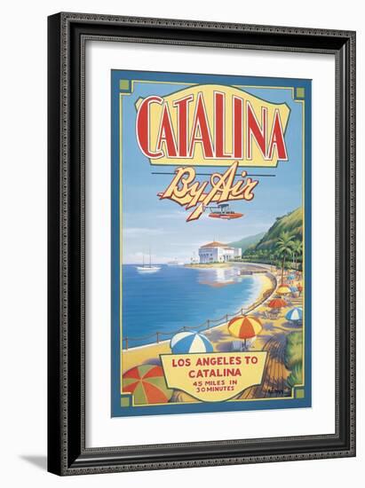 Catalina by Air-Kerne Erickson-Framed Art Print