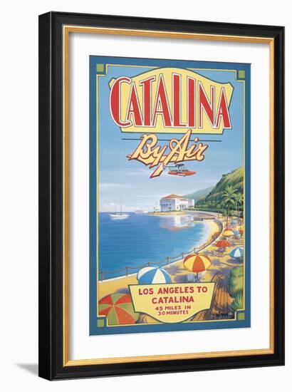 Catalina by Air-Kerne Erickson-Framed Art Print