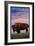 Catalina Island, California - Bison and Sunset-Lantern Press-Framed Art Print