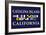 Catalina Island, California - Nautical Flags-Lantern Press-Framed Art Print