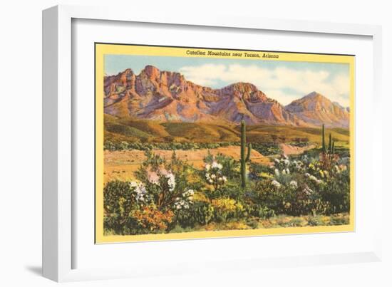 Catalina Mountains, Tucson, Arizona-null-Framed Art Print