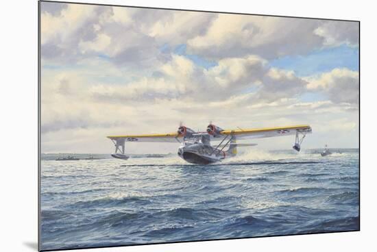 Catalina Take-Off-Roy Cross-Mounted Giclee Print