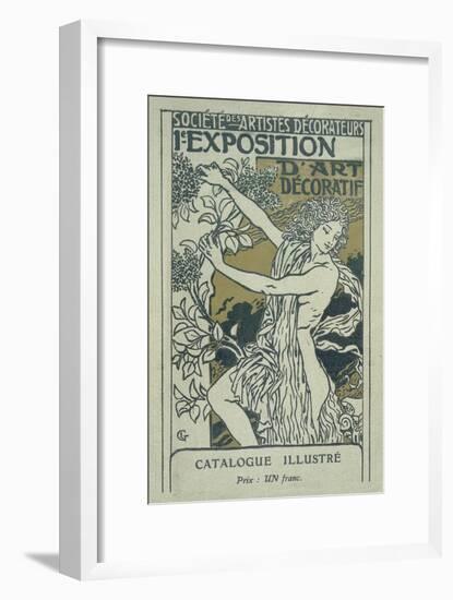 Catalogue Cover for the 1st Exhibition of Decorative Art in Paris, January 1901-Eugene Grasset-Framed Giclee Print