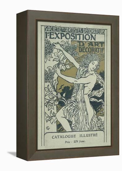 Catalogue Cover for the 1st Exhibition of Decorative Art in Paris, January 1901-Eugene Grasset-Framed Premier Image Canvas