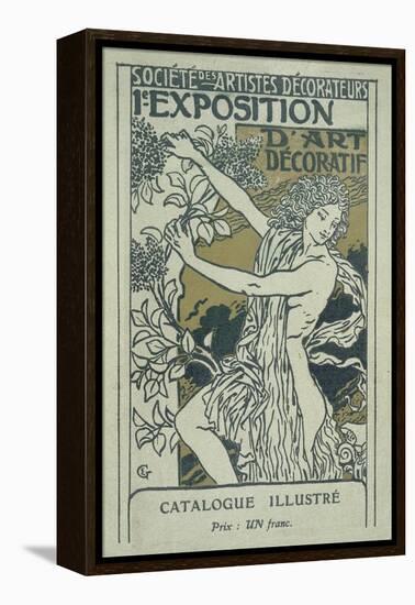 Catalogue Cover for the 1st Exhibition of Decorative Art in Paris, January 1901-Eugene Grasset-Framed Premier Image Canvas