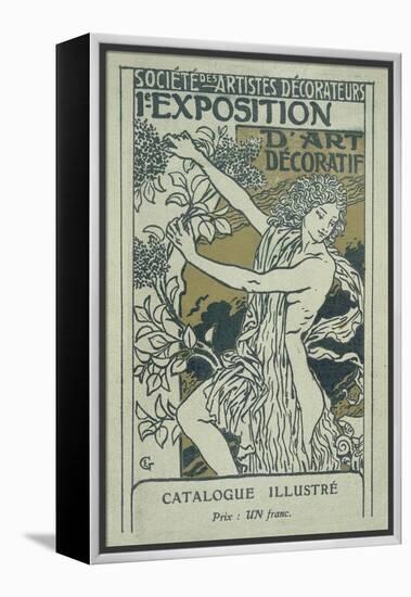 Catalogue Cover for the 1st Exhibition of Decorative Art in Paris, January 1901-Eugene Grasset-Framed Premier Image Canvas