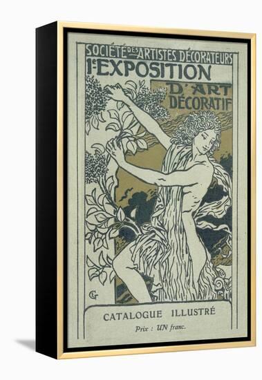 Catalogue Cover for the 1st Exhibition of Decorative Art in Paris, January 1901-Eugene Grasset-Framed Premier Image Canvas