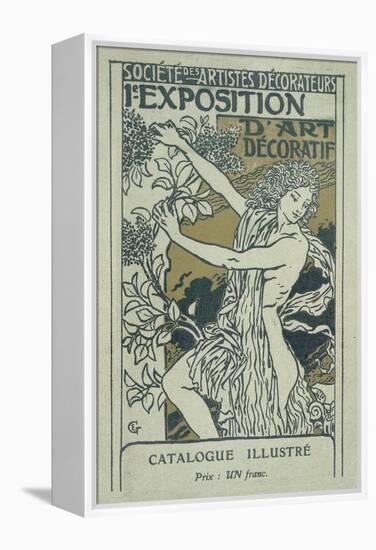 Catalogue Cover for the 1st Exhibition of Decorative Art in Paris, January 1901-Eugene Grasset-Framed Premier Image Canvas