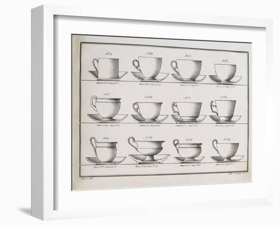Catalogue of the Porcelain Factory Coussac Bonneval-null-Framed Giclee Print